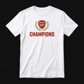 Arsenal club badge Champions white T-shirt