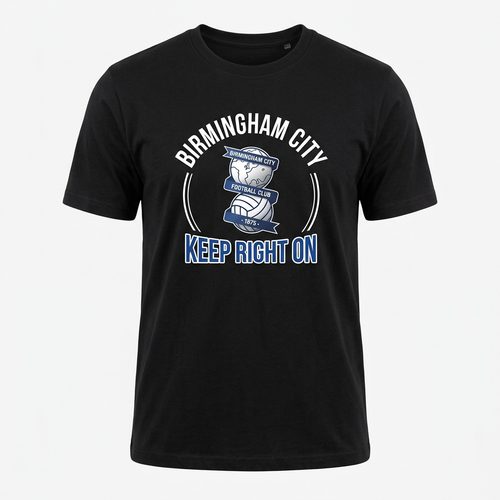 Black Birmingham City T-shirt with club badge