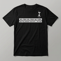 Black No Firm T-shirt with Spurs crest