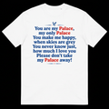 Crystal Palace You Are My Palace chant T-shirt