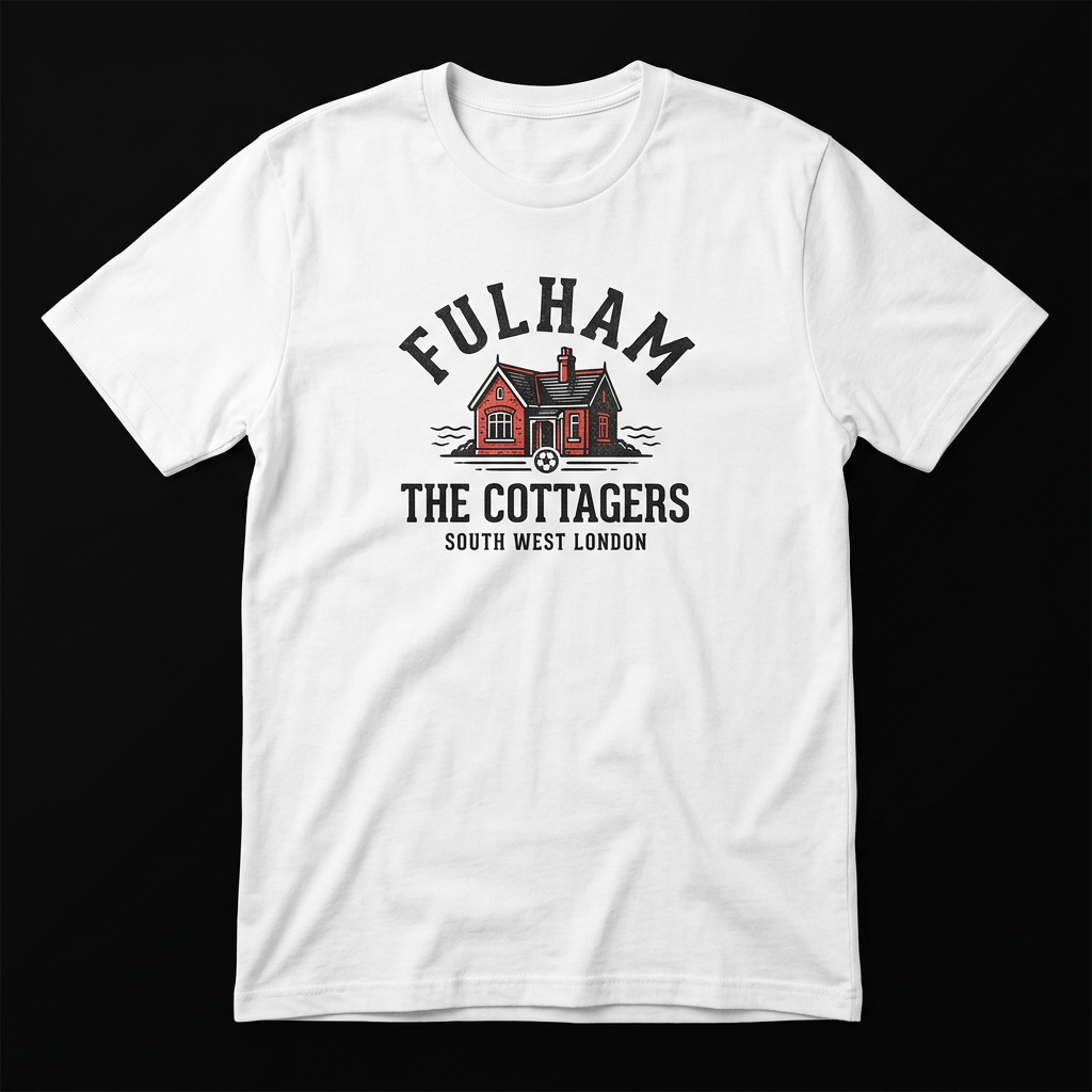 Fulham-inspired The Cottagers T-shirt design
