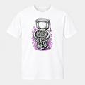 Leicester Toilet Coventry City design on a white T-shirt