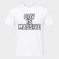 Cov Is Massive design on a white T-shirt