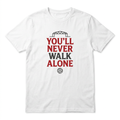 Liverpool-inspired You’ll Never Walk Alone T-shirt mockup
