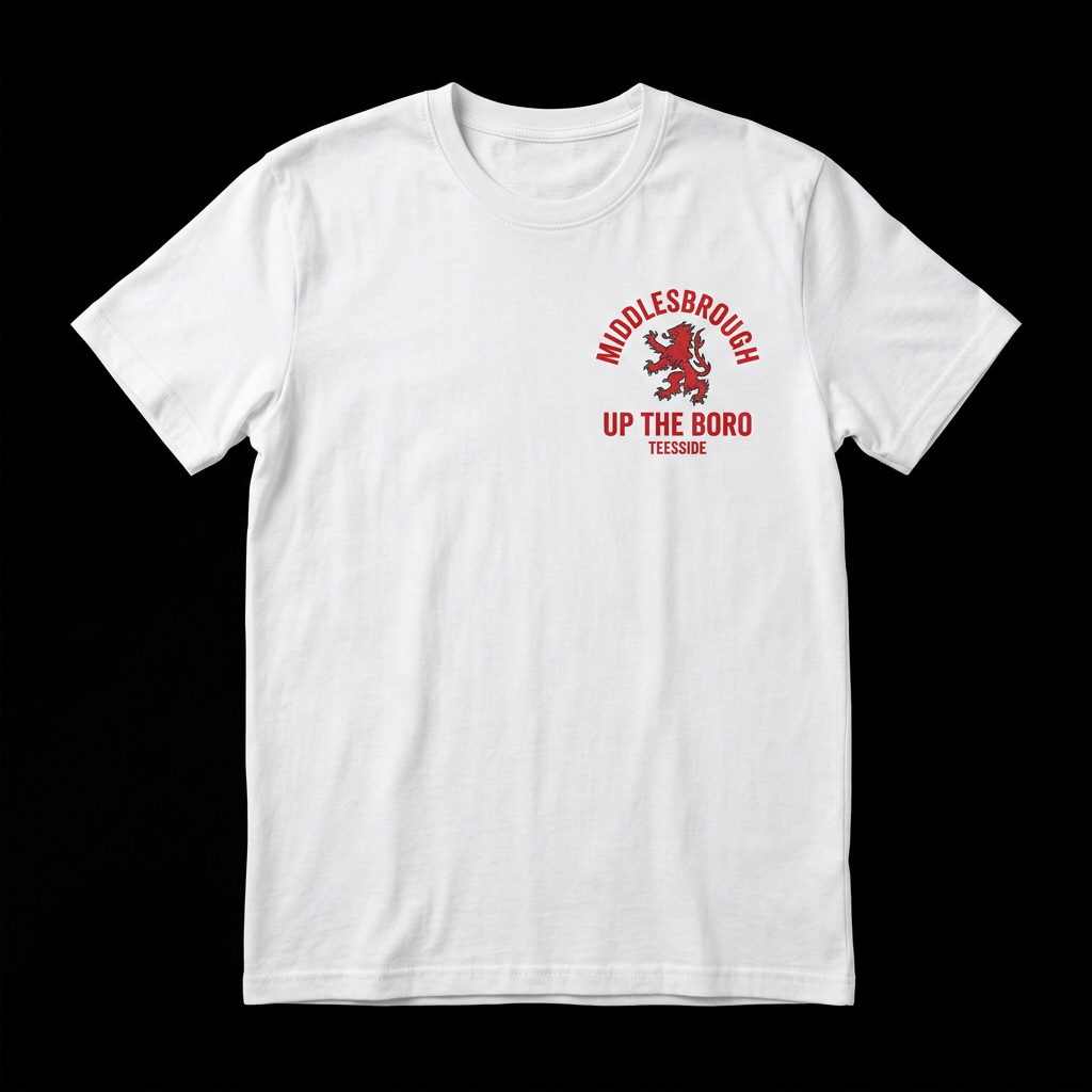 Middlesbrough-inspired T-shirt design