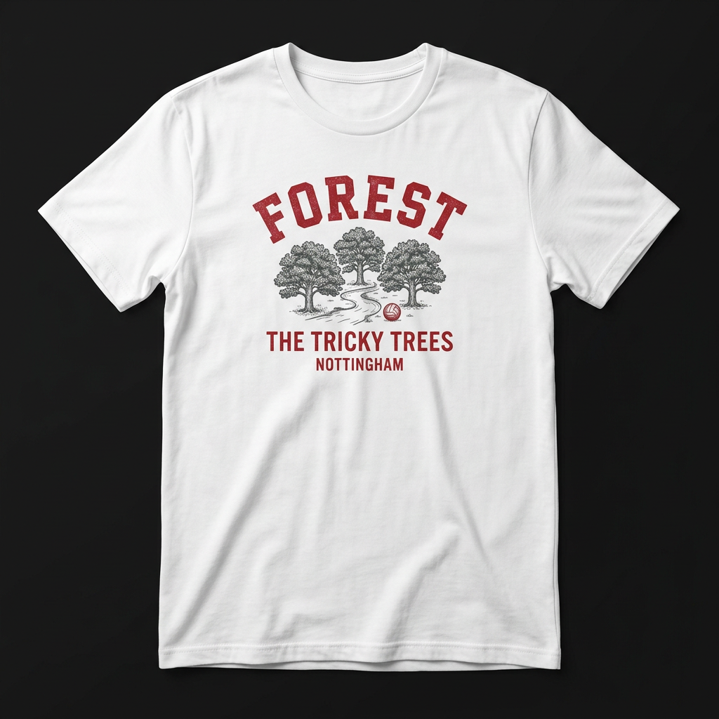 Nottingham Forest-inspired The Tricky Trees T-shirt