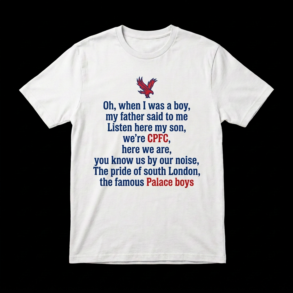 Palace chant tee with smaller upper-chest print