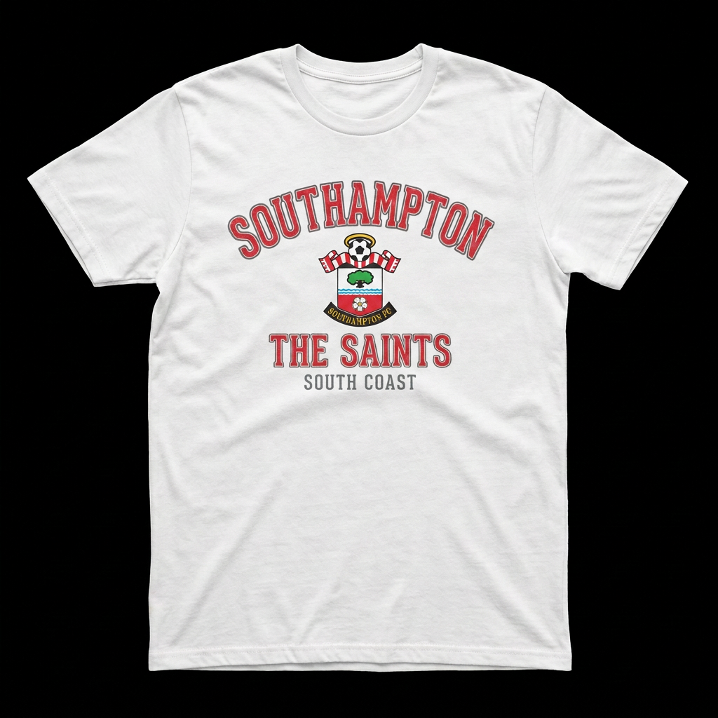 Southampton T-shirt design with club badge