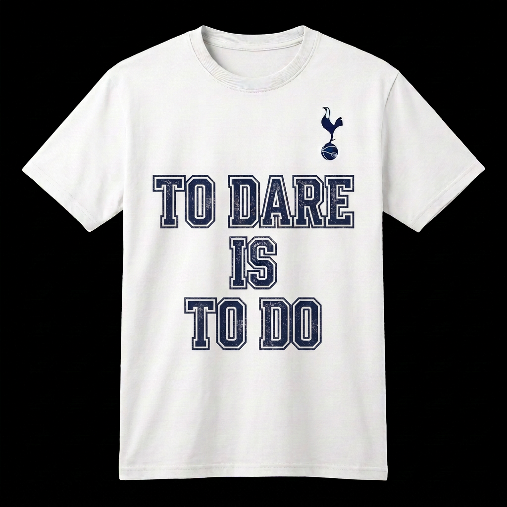 White Spurs T-shirt with smaller slogan